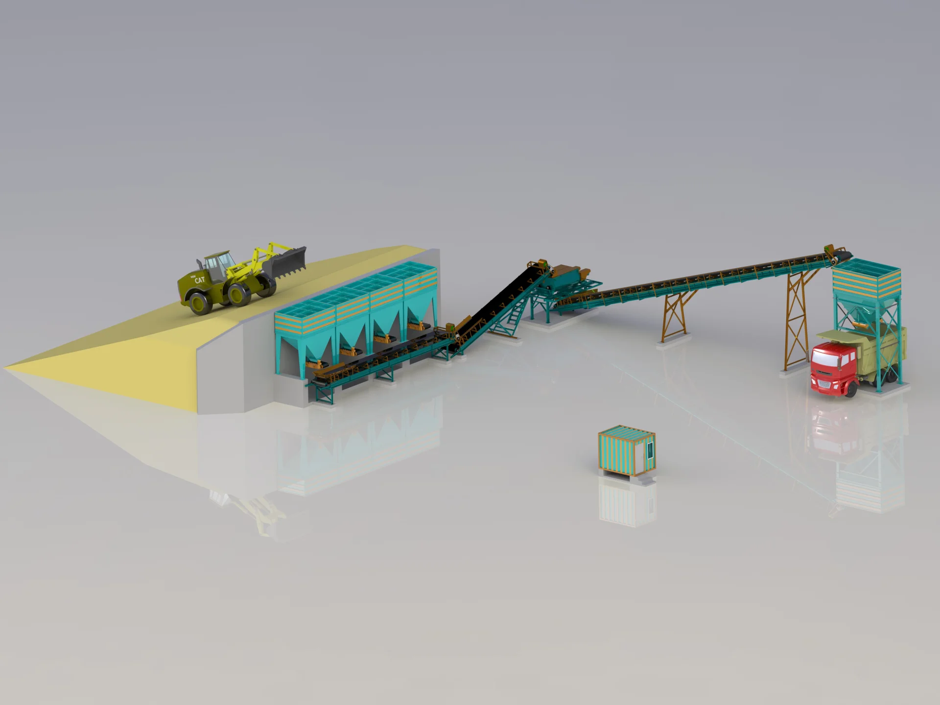 500 Ton Saat / Mekanik Stabilizasyon Plenti